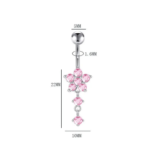 Hibiscus Belly Piercing