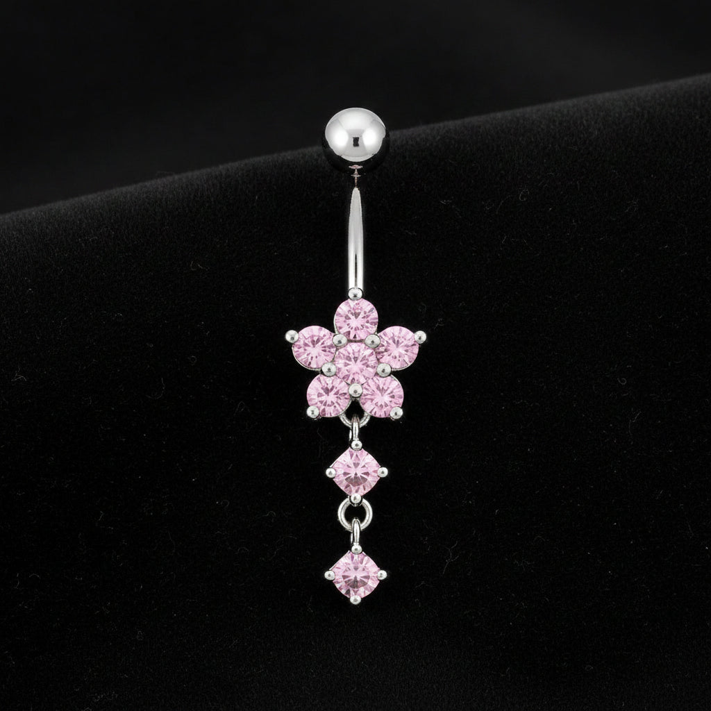Hibiscus Belly Piercing