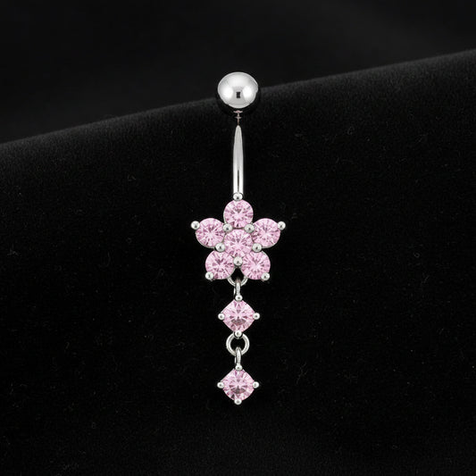 Hibiscus Belly Piercing