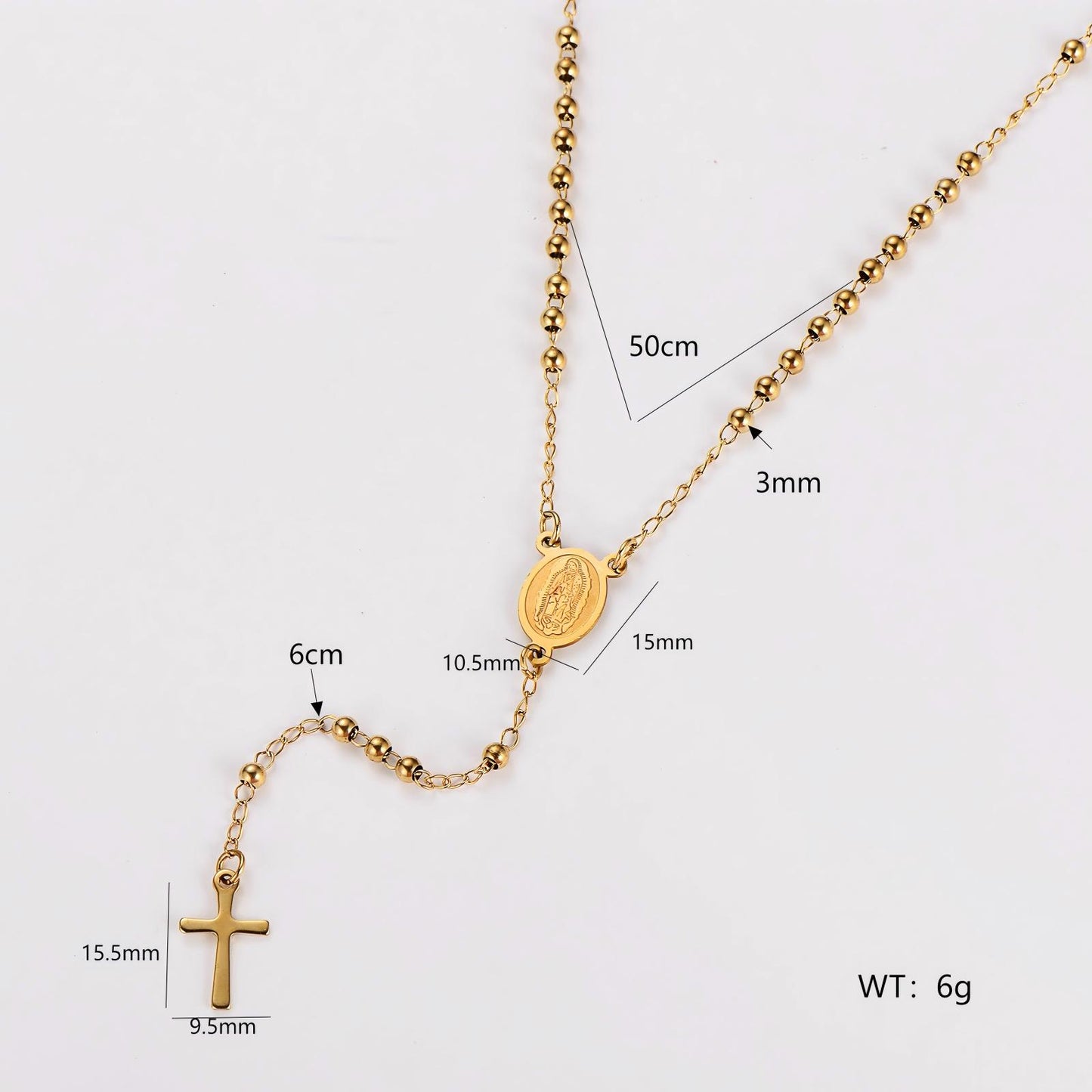 Rosary - All Stainless Steel