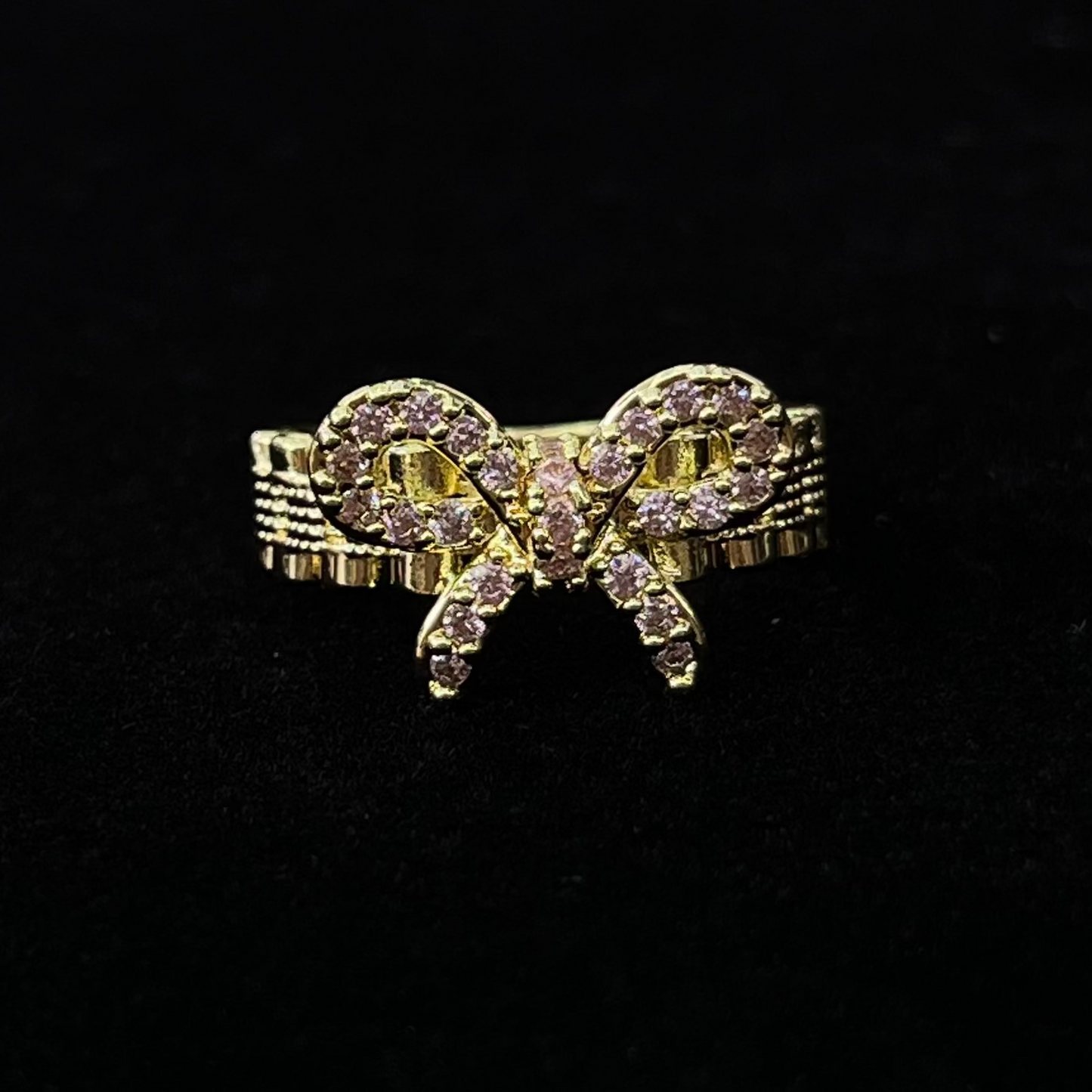 Bow Ring - Gold Plated