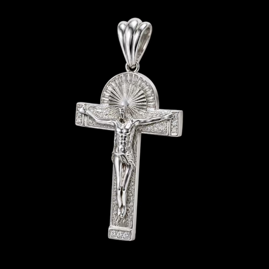 Icy Igloo Cross Pendant