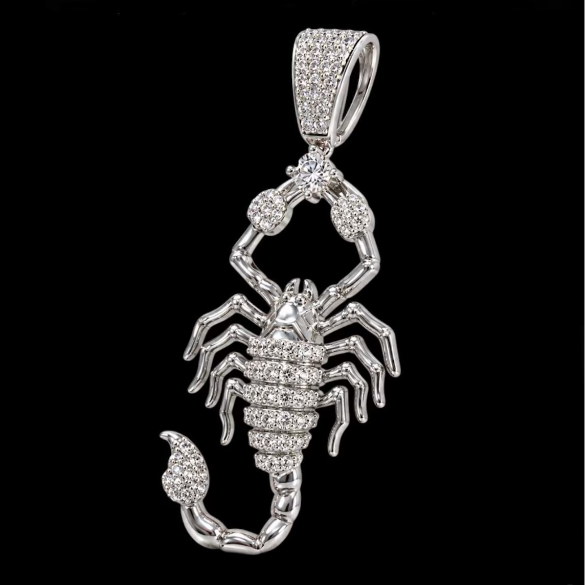 Icy Molted Scorpion Pendants