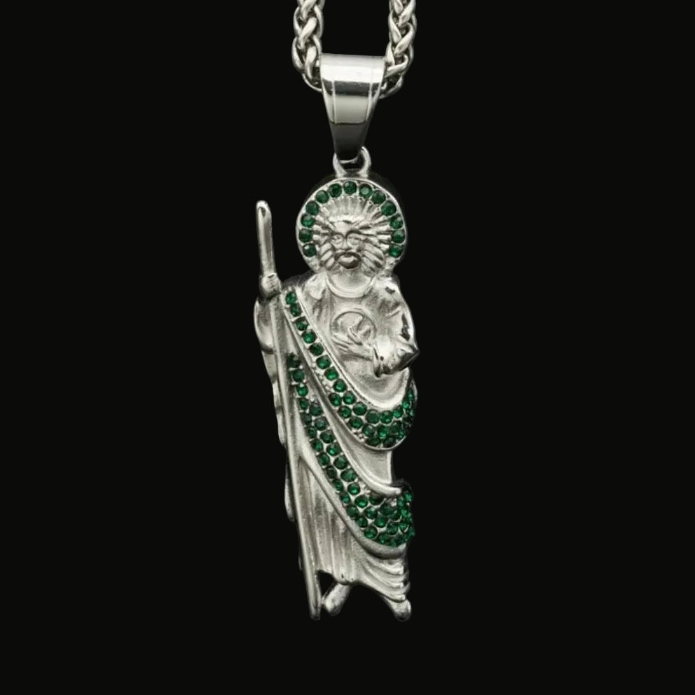 Icy San Judas Pendant