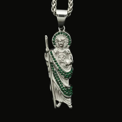 Icy San Judas Pendant