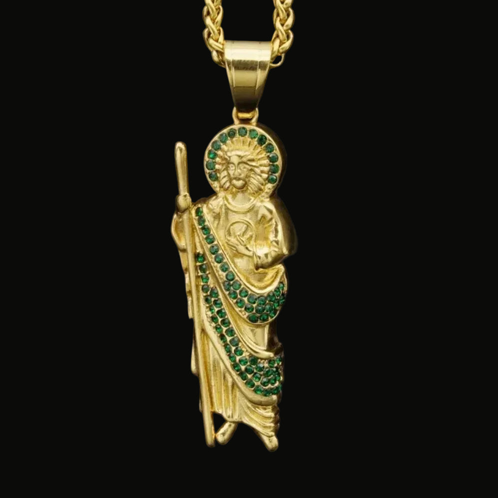 Icy San Judas Pendant