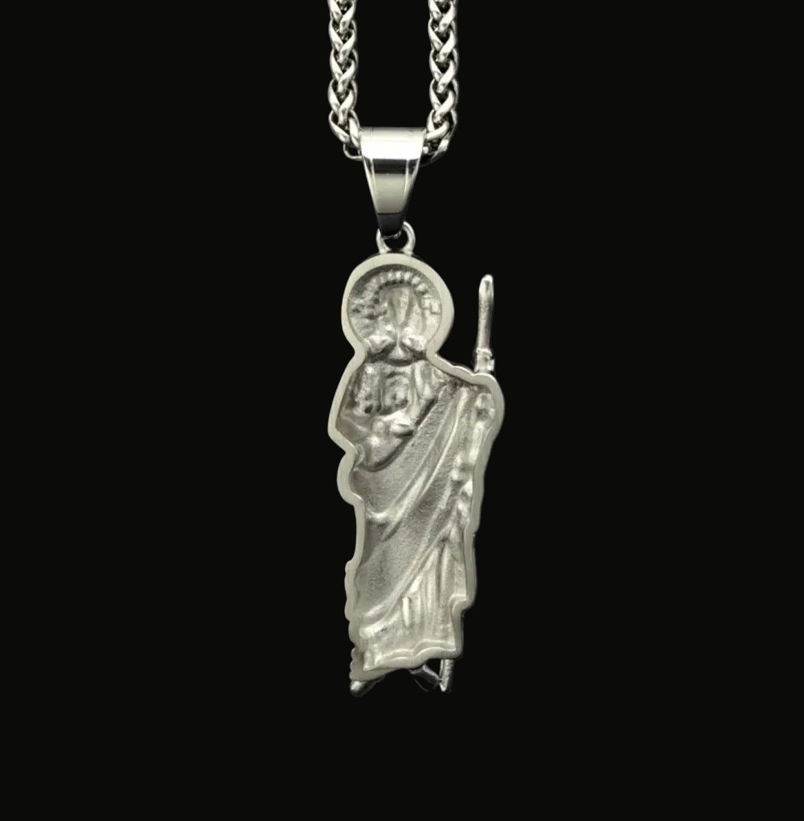 Icy San Judas Pendant