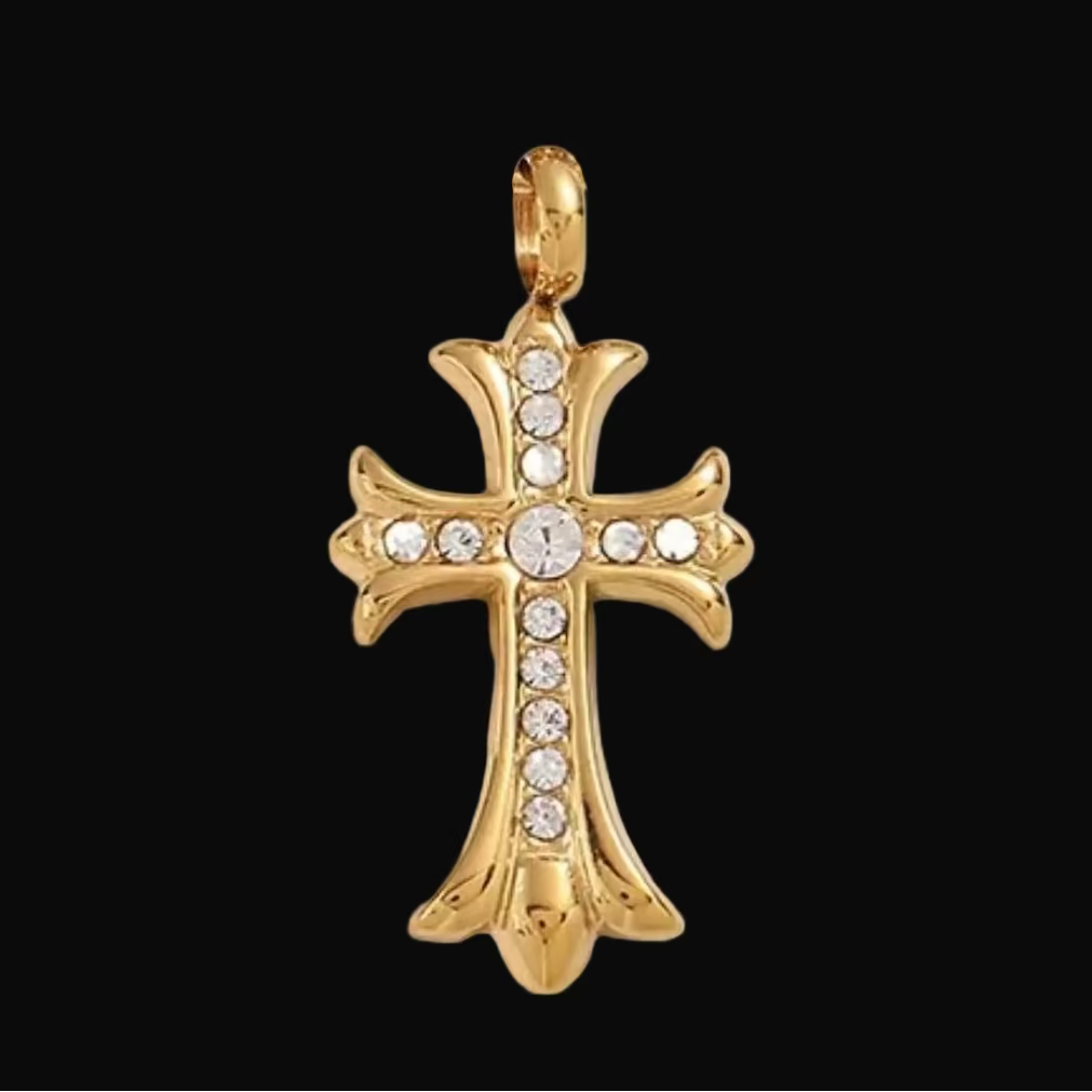 Icy chrome cross