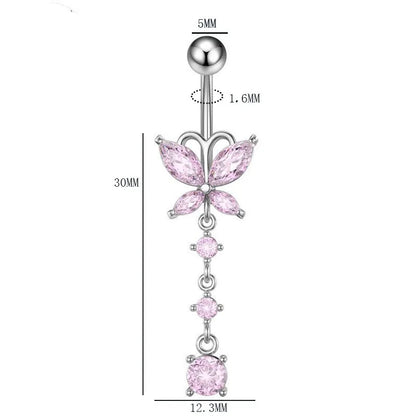 Butterfly Belly Piercing