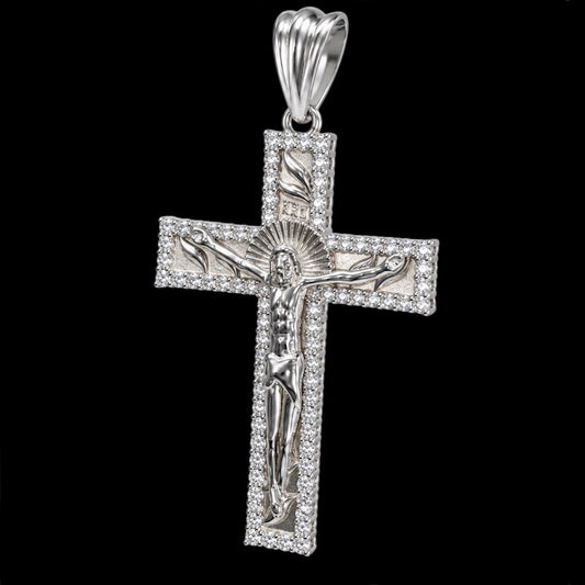 Iceline Cross Pendant