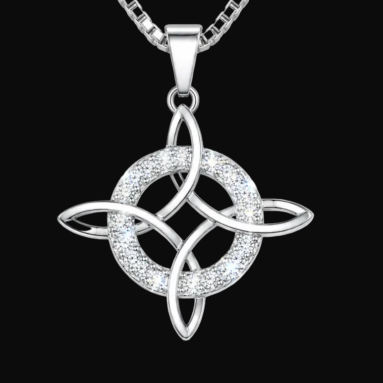 Snowflake Witch Knott Pendant