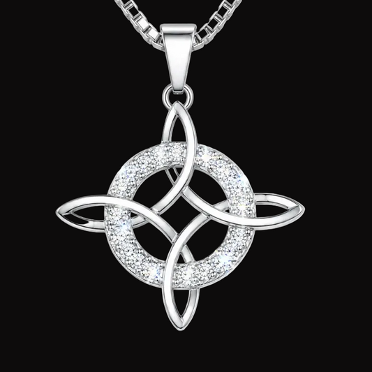 Snowflake Witch Knott Pendant