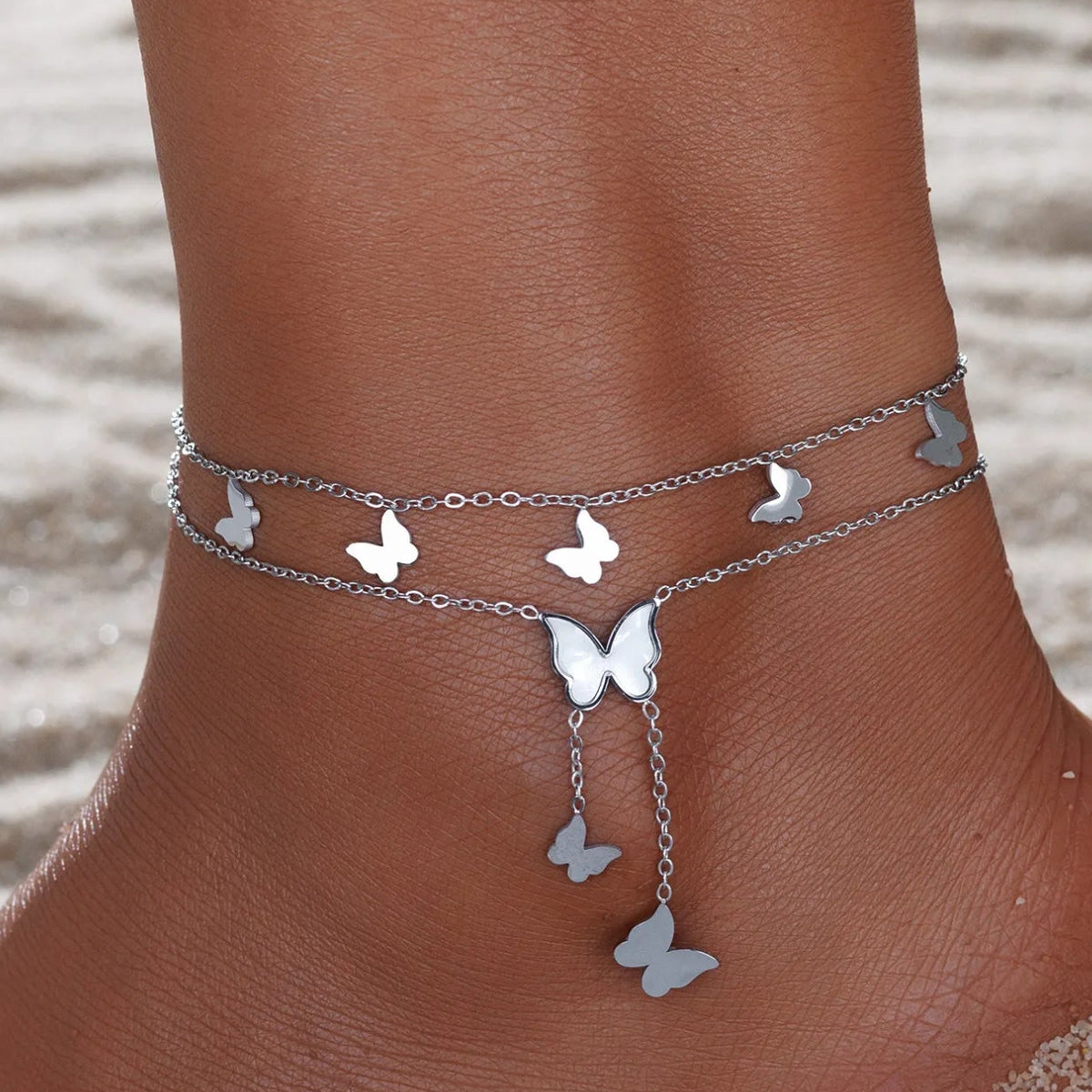 Dangle Butterfly- Anklet